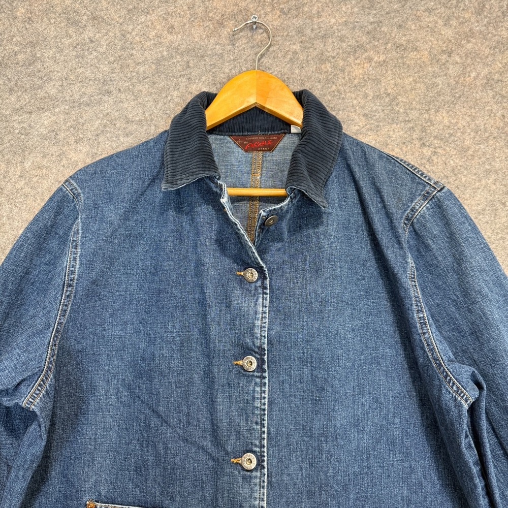 Vintage Agolde Event Denim Chore Barn Jacket Womens Small Oversized 90s USA - Picture 2 of 15